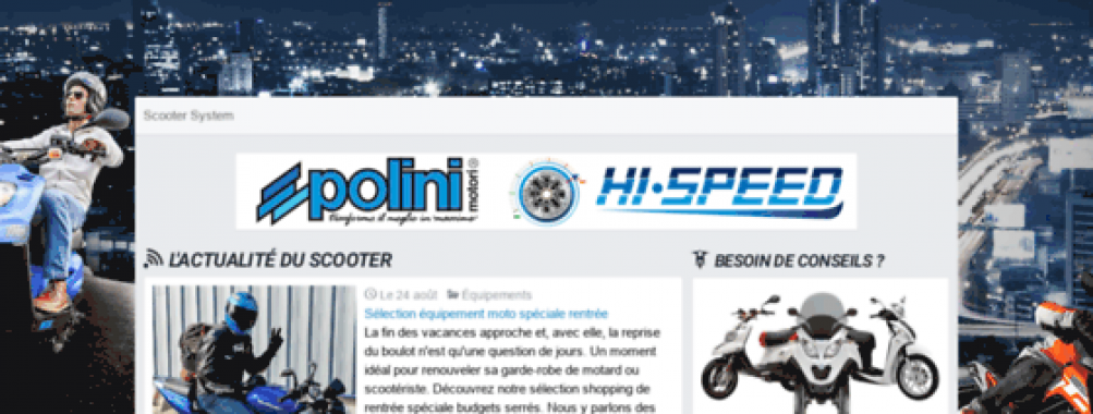Découvrez Scooter System, le guide du scooter